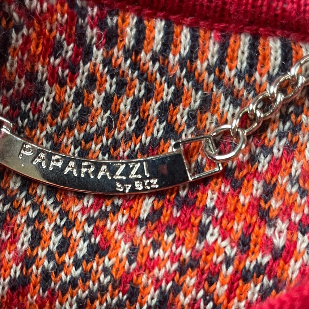 Colorful Patterned Long Sweater Coat - Picture 5 of 5